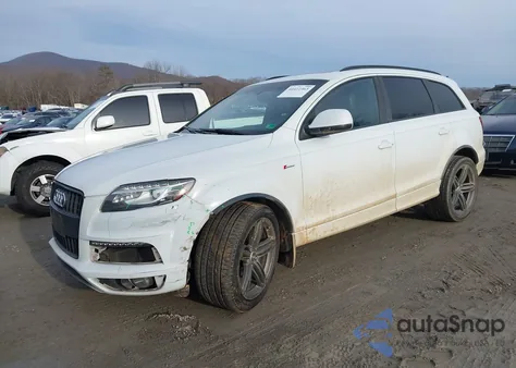 2014 Audi Q7 3.0T S Line Prestige z USA, uszkodzony, nr VIN WA1DGAFE9ED001406